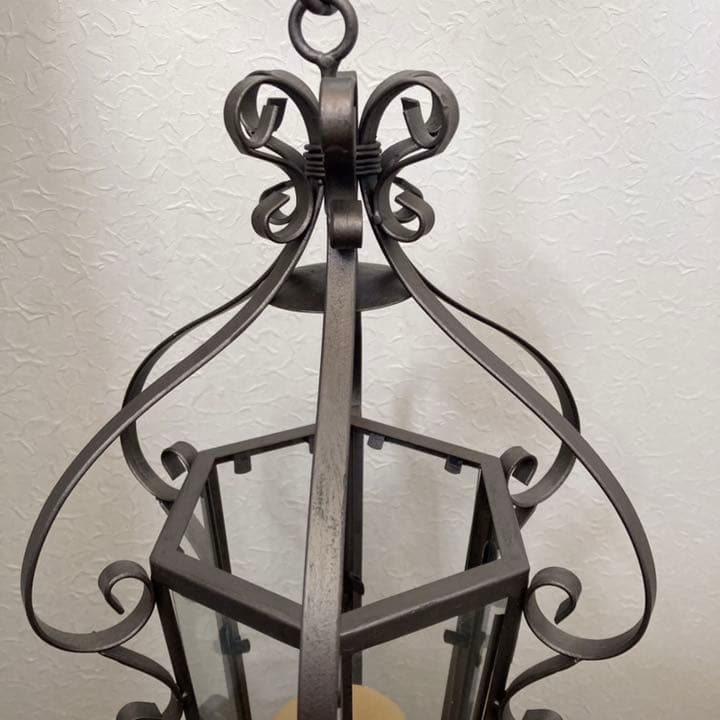 新品 アンティーク ランタン シェード