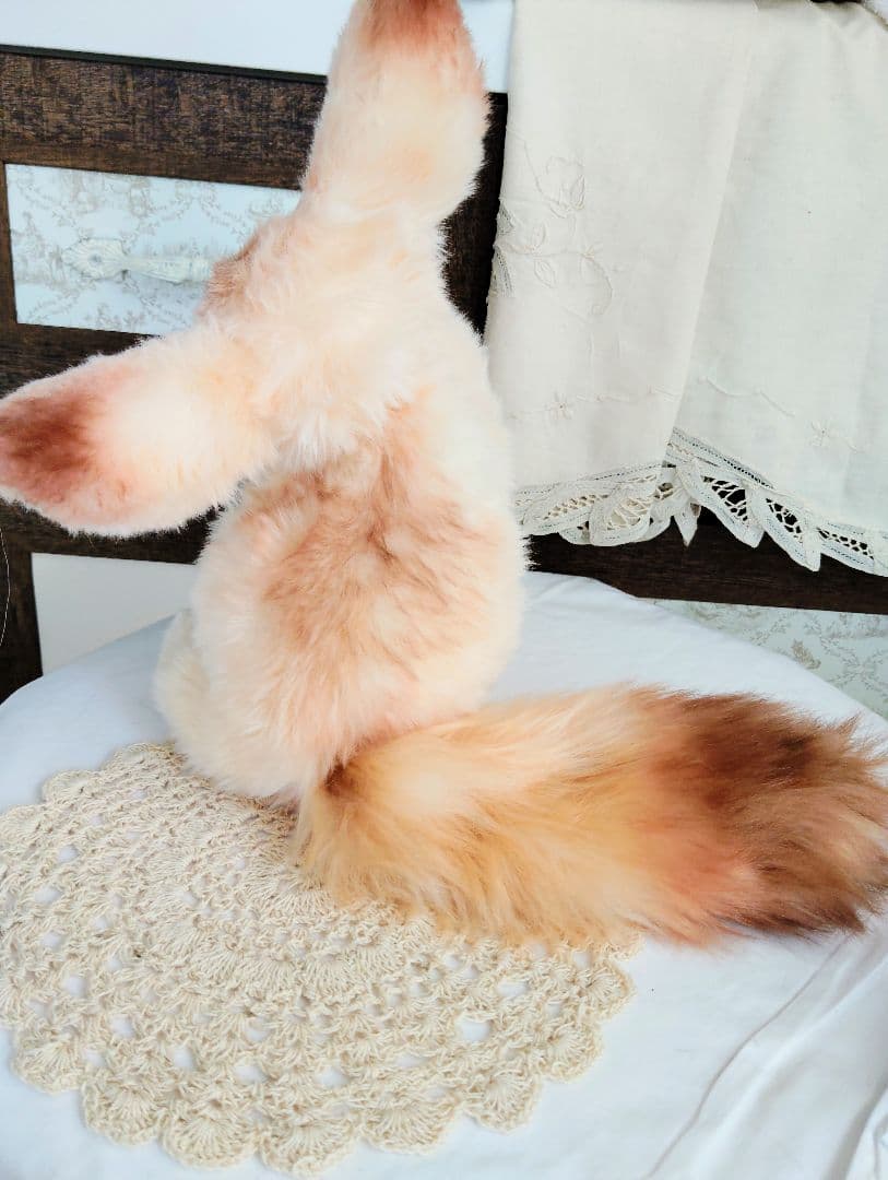 フェネックベビー♡赤ちゃん抱っこサイズ♡アートドール♡ぬいぐるみ♡