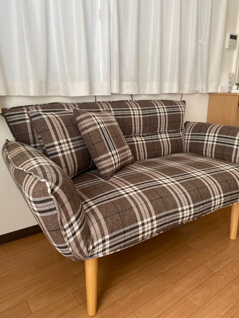ニトリ　2人掛けカウチソファ　コンパクトソファ　※脚は既製品ではありません