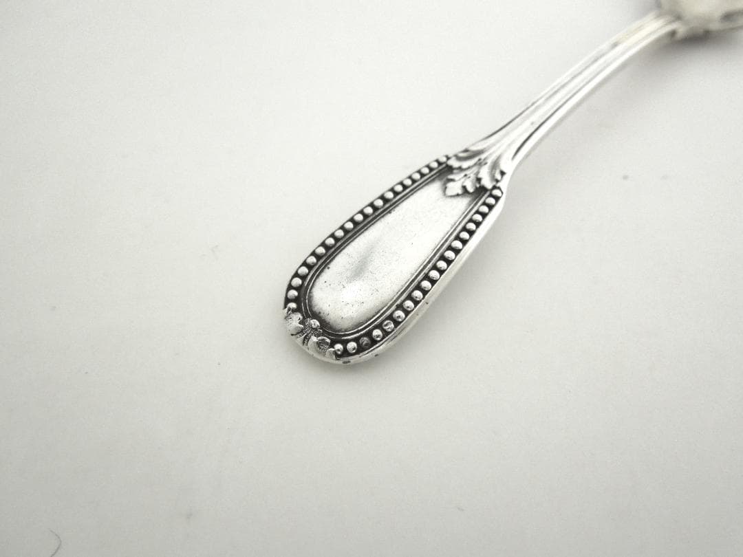 ピュイフォルカ　シルバーソルトスプーン　Puiforcat 純銀