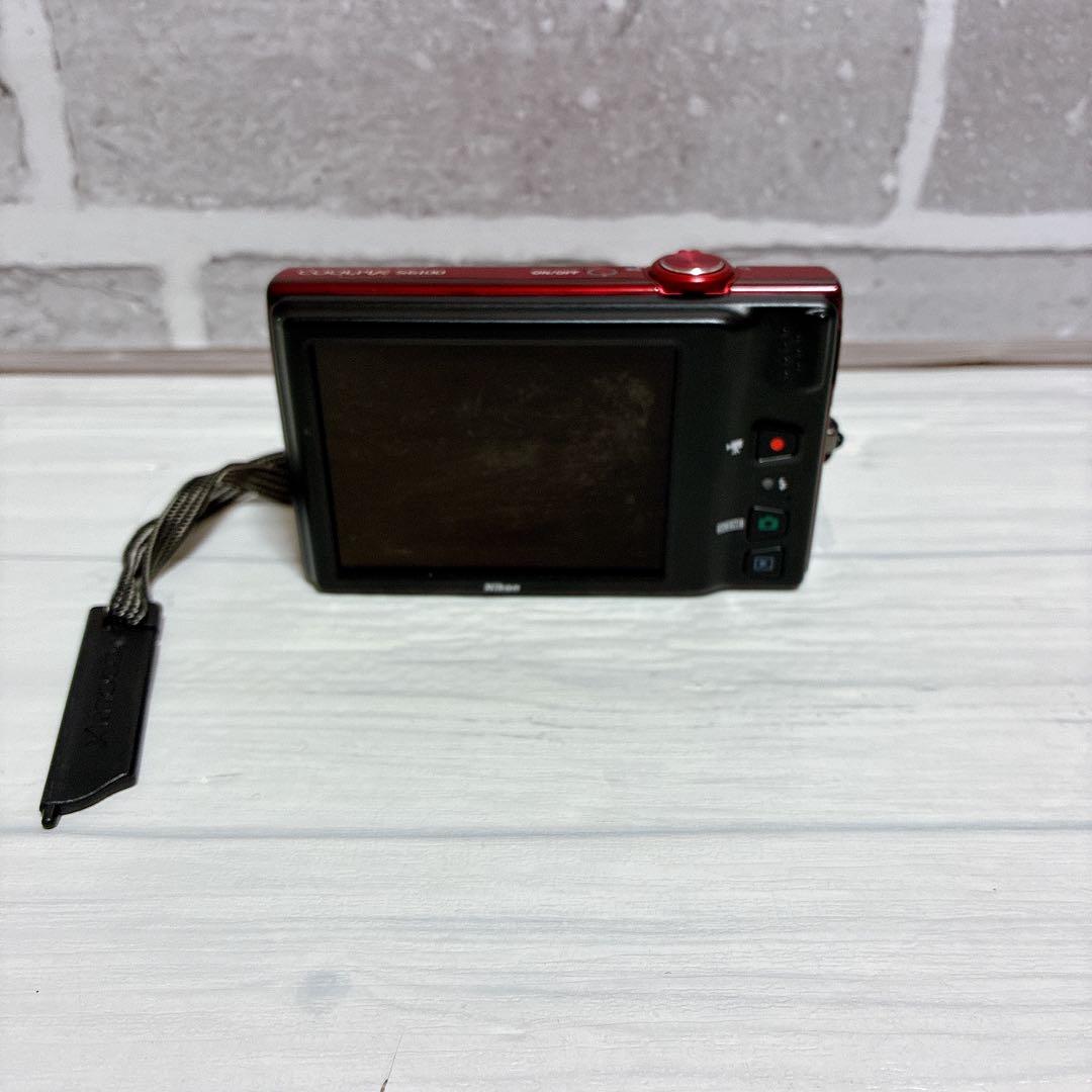 美品　二コン Nikon COOLPIX S6100 レッド