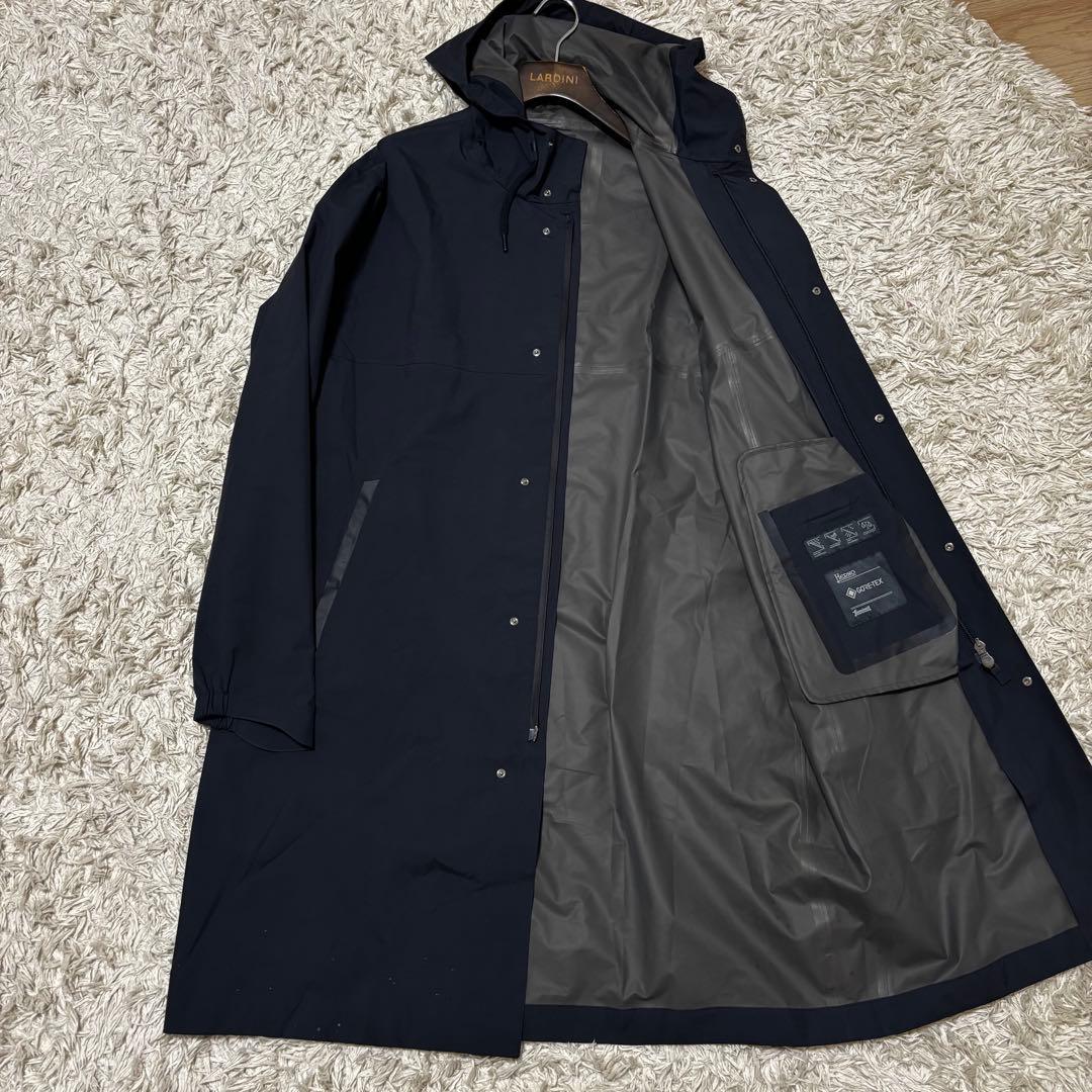 【良品】HERNO Laminar GORE-TEX フーデットコート 48