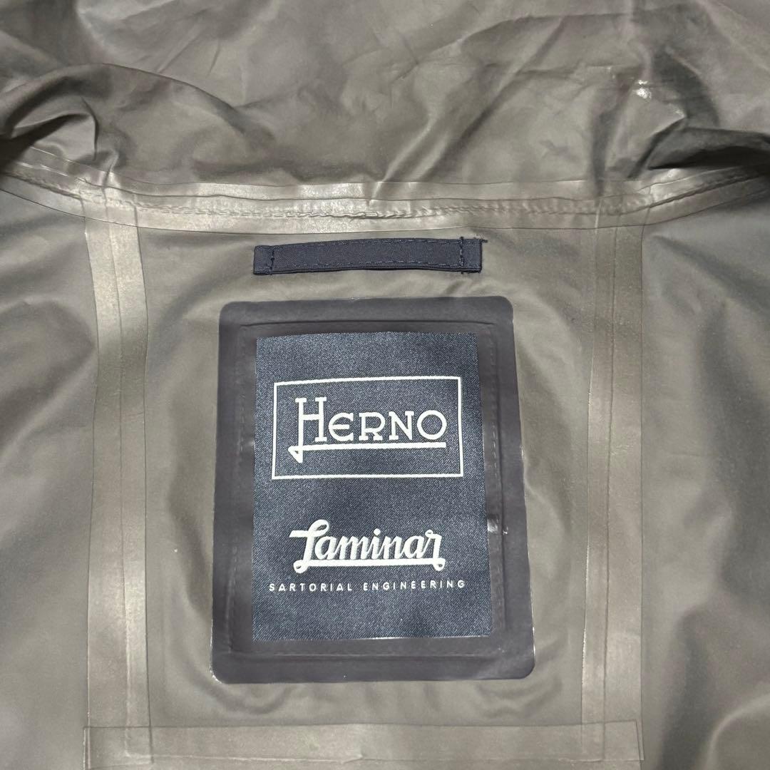 【良品】HERNO Laminar GORE-TEX フーデットコート 48