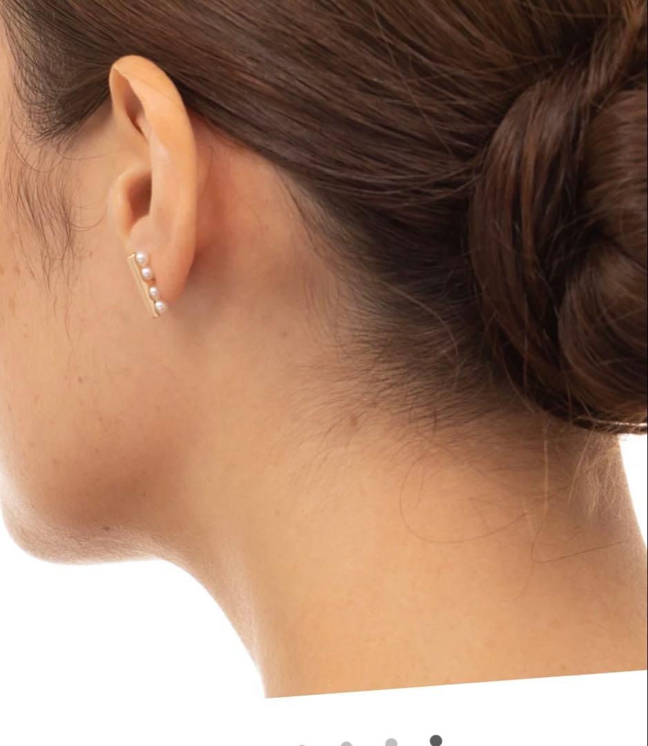 ヒロタカ hirotaka K10 YG BELUGA パール ピアス