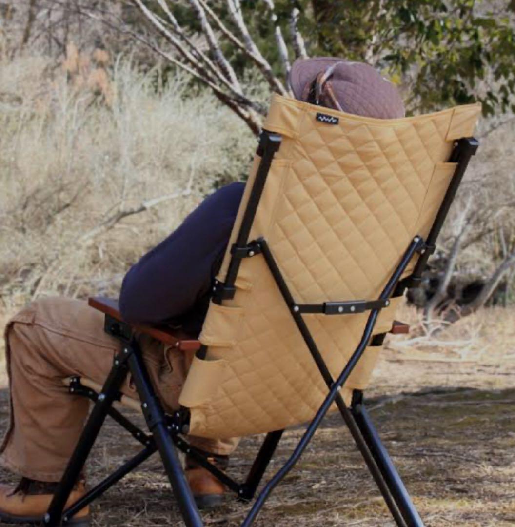 アルペンアウトドアーズ　ハイバックチェア　オリーブカラー