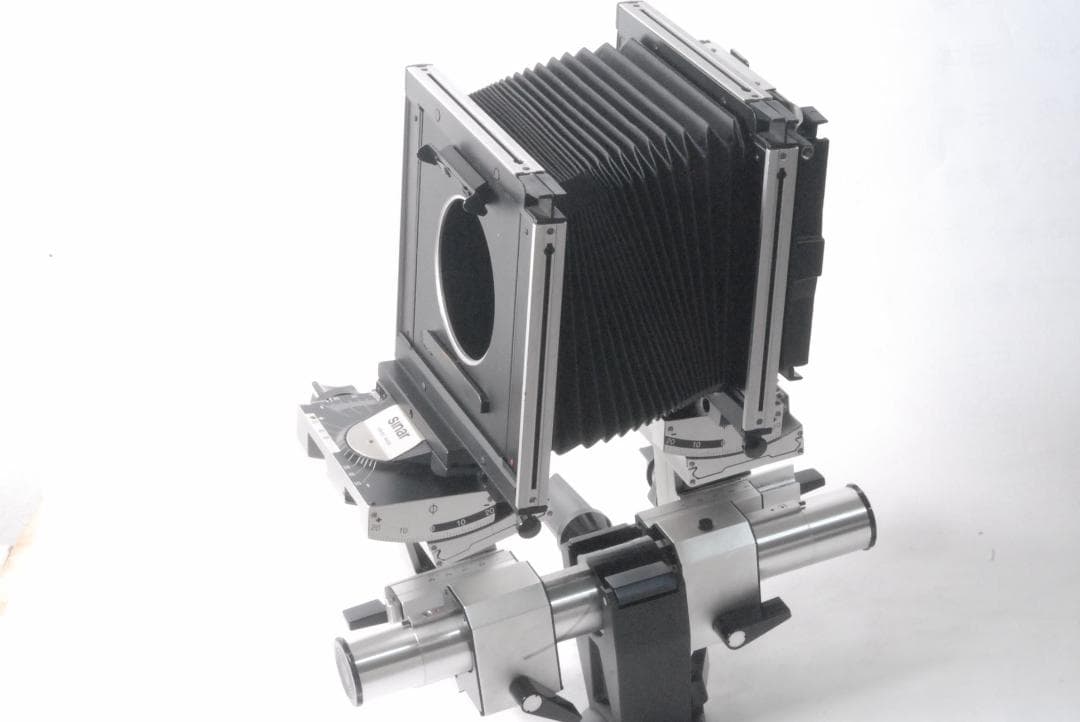 ジナーp 4x5・フィルムホルダー・袋蛇腹・大判カメラ ケース付き良品