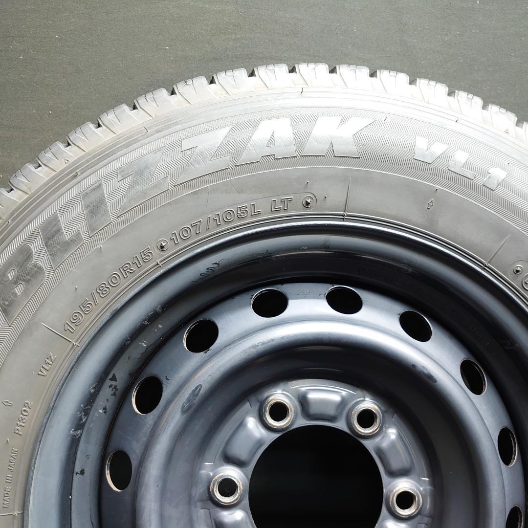 トヨタ純正 195/80Ｒ15 107/105L LT 200系 ハイエース 冬