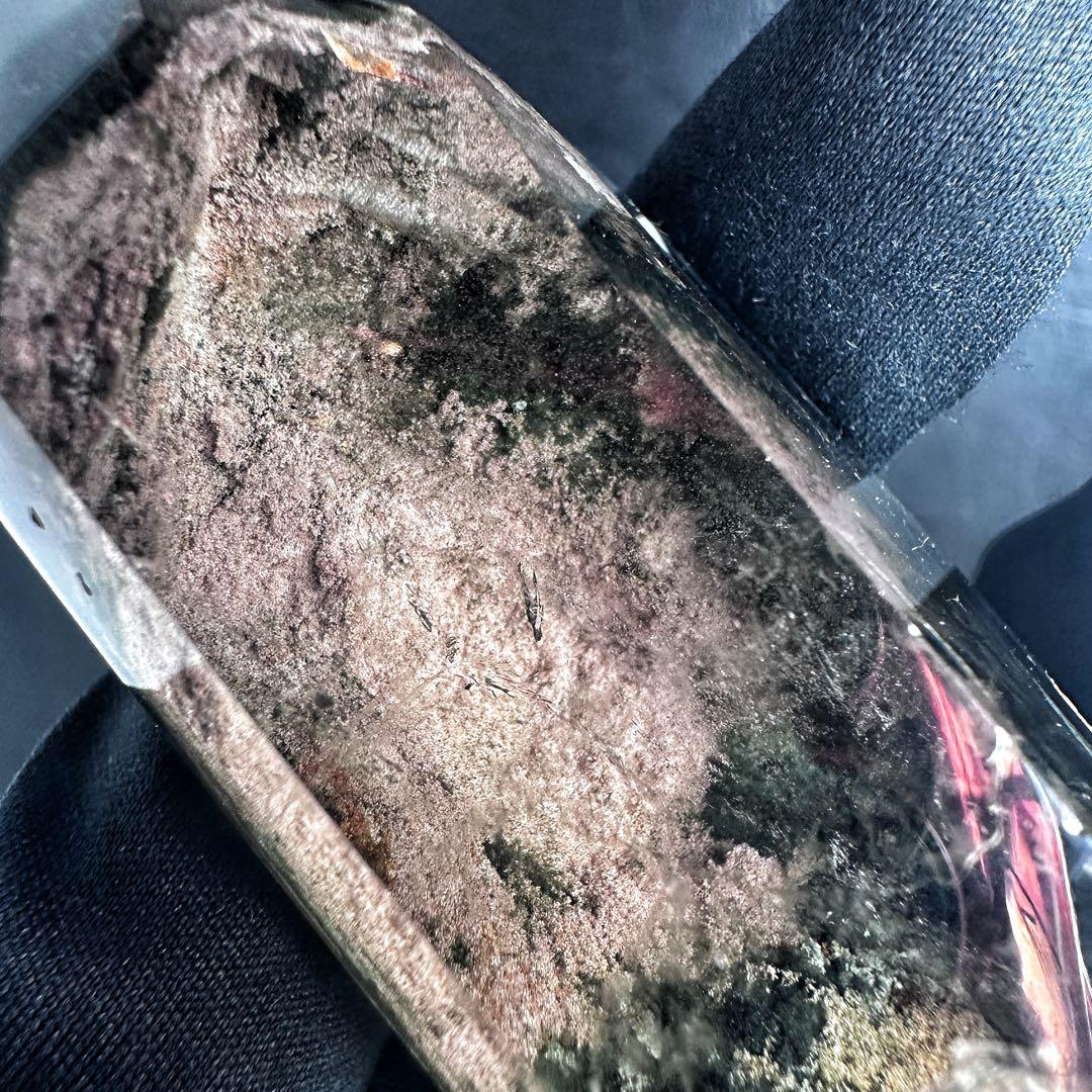 ガーデンクォーツインクォーツ六角柱レインボー☆庭園水晶ポイント☆天然石A1240