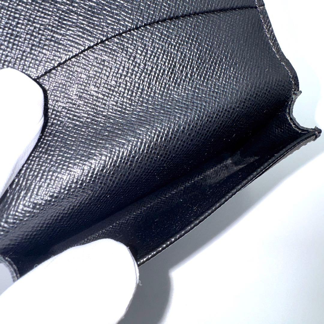 美品✨ルイヴィトン　名刺入れ　タイガ　アンヴェロップ　カルトドゥ　ヴィジット　黒
