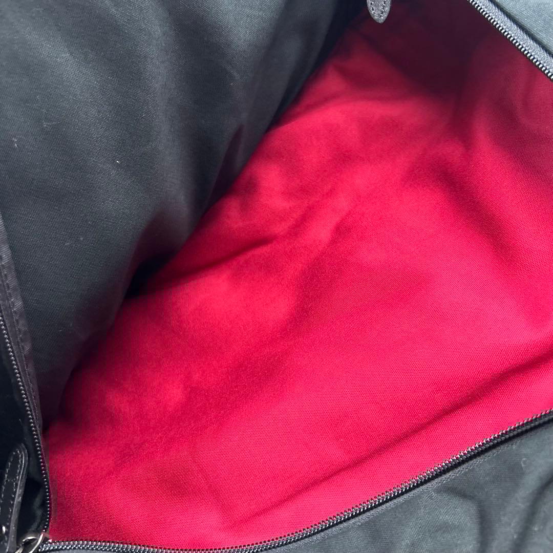 【美品】ブラックレーベル　ビジネスバッグ　リュック　3way チェック　2層