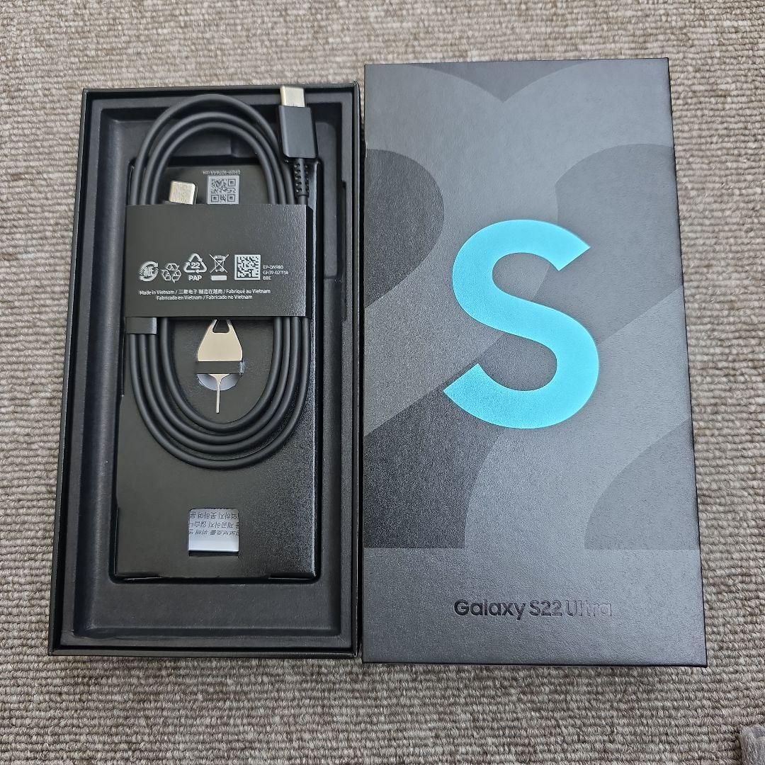 スマートフォン本体 Galaxy S22 Ultra 5G 256GB SM-S908N