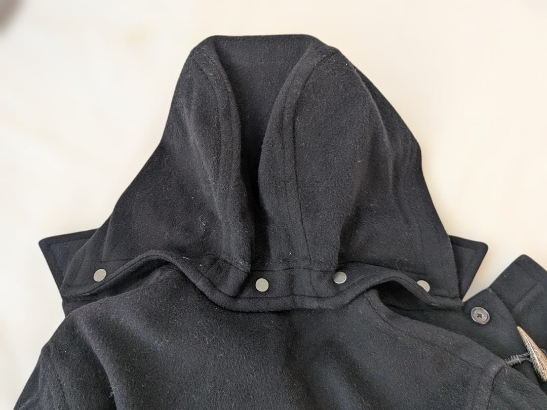 Polo by Ralph Lauren フーデッドコート 黒 鹿角釦 L 美品