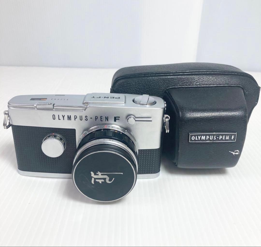 OLYMPUS PEN-FT フィルムカメラ ケース、ストラップ付き