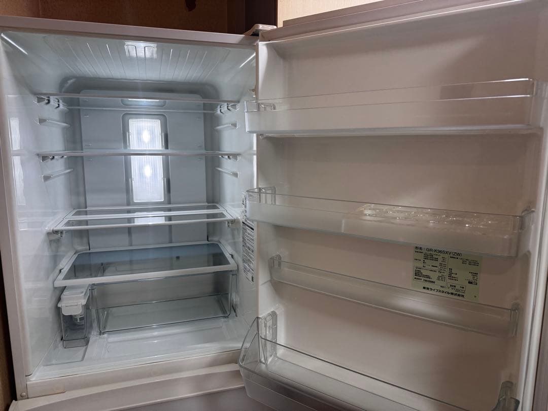 TOSHIBA VEGETA 356L 3ドア冷蔵庫