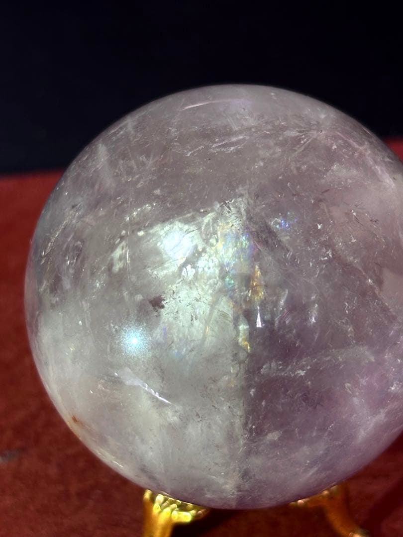 【超希少】トラピッチェアメジスト スフィア 丸玉 ピラミッド 貫入水晶