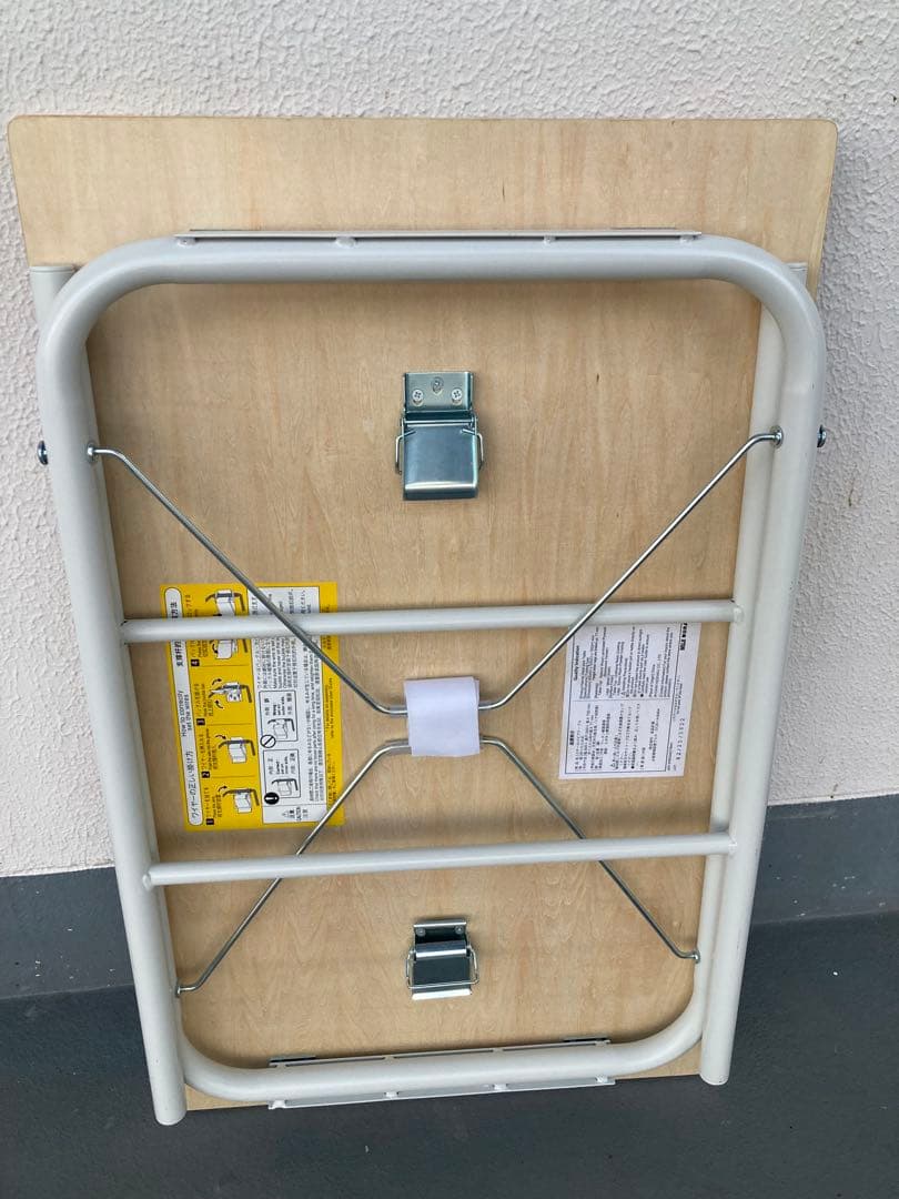 無印良品　MUJI 折りたたみ　スチールパイプ　テーブル