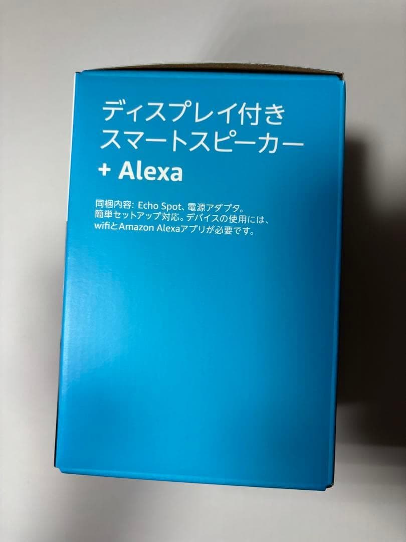 【新品・未開封】　amazon　アレクサ　エコースポット　echo spot