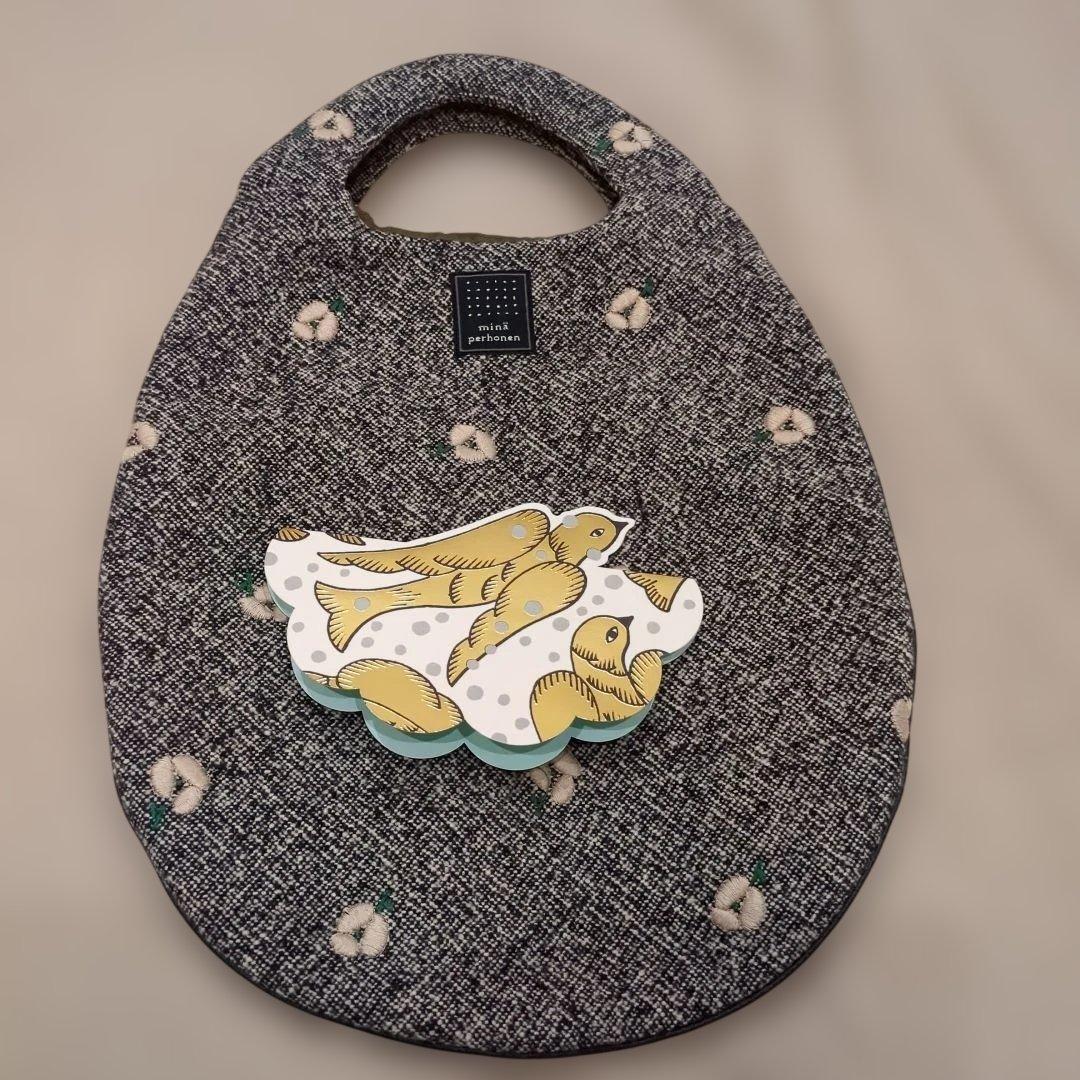 #ミナペルホネン#エッグバッグ#美品