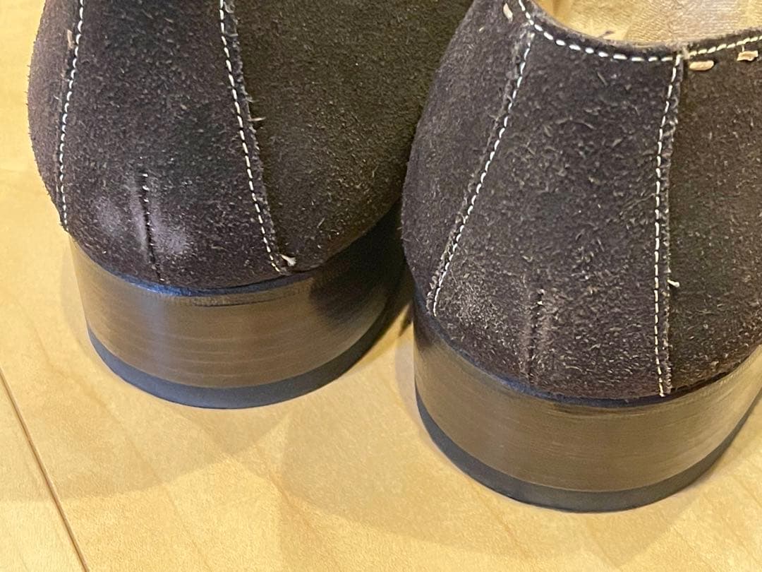 ベーメルズBemer'Sダークブラウン スエード ビジネスシューズ イタリア製