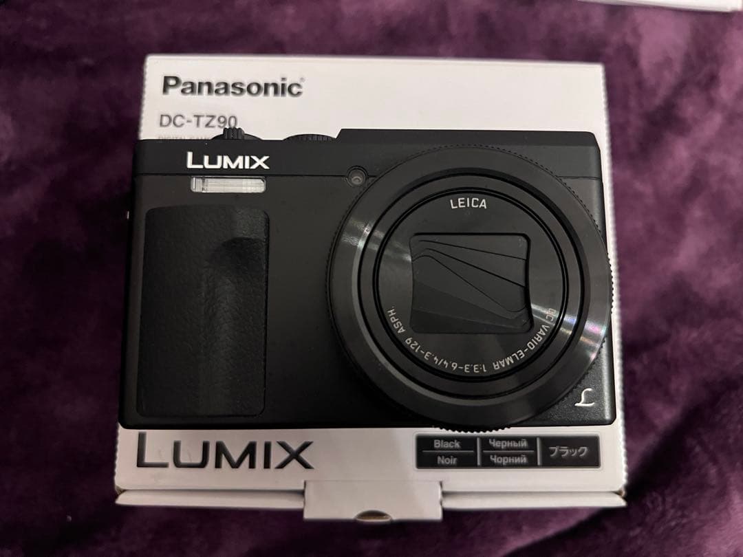 LUMIX DC-TZ90 4Kデジタルカメラ　三脚付き