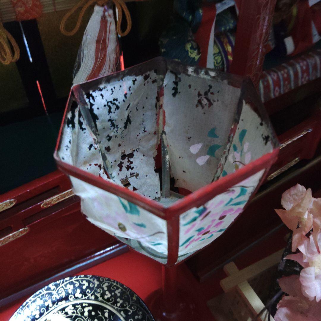 御殿飾り豊寿殿と雛人形、小物のセット