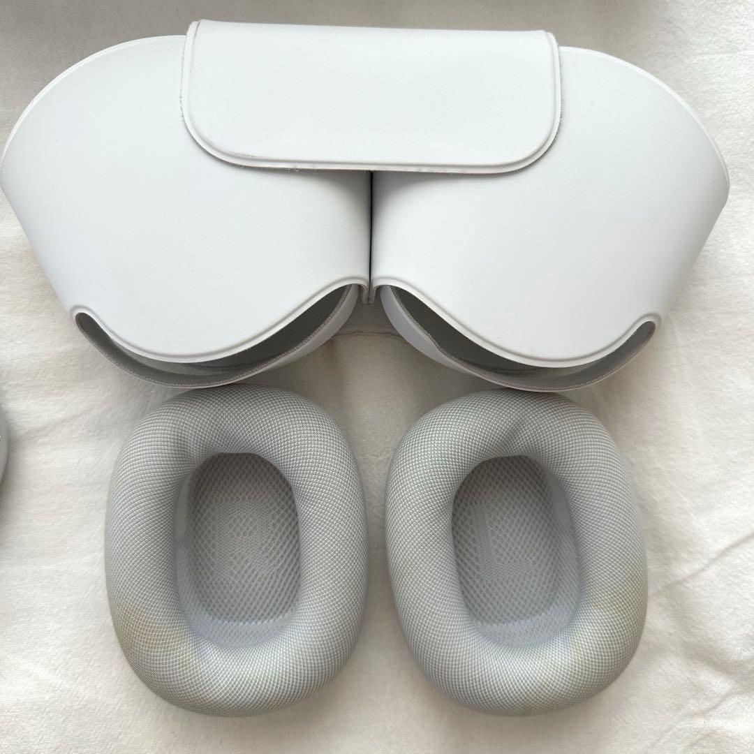 【バッテリー、ヘッド新品✨】Apple airpods max シルバー