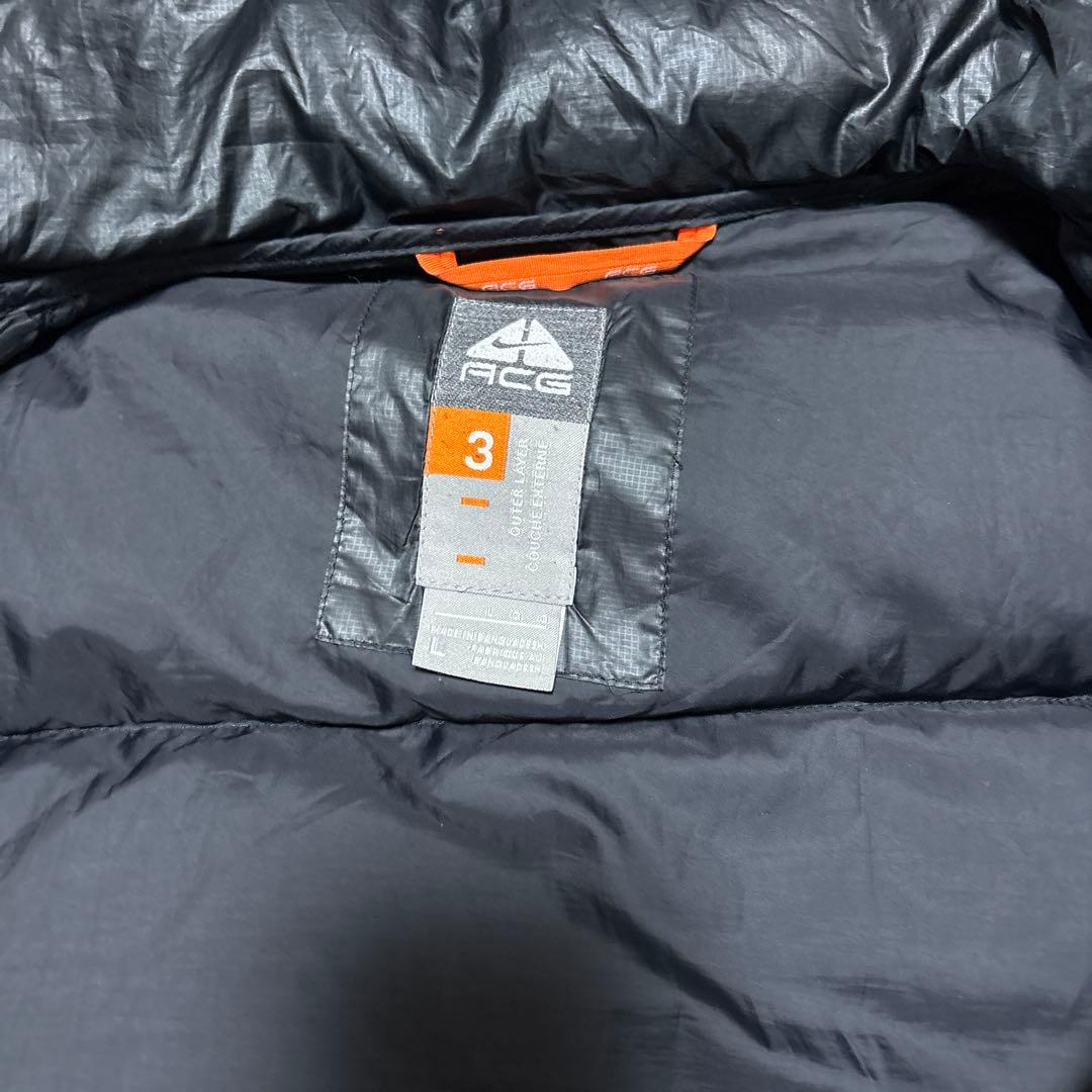 NIKE ACG 【3】outer layer ダウンジャケット ドローコード付