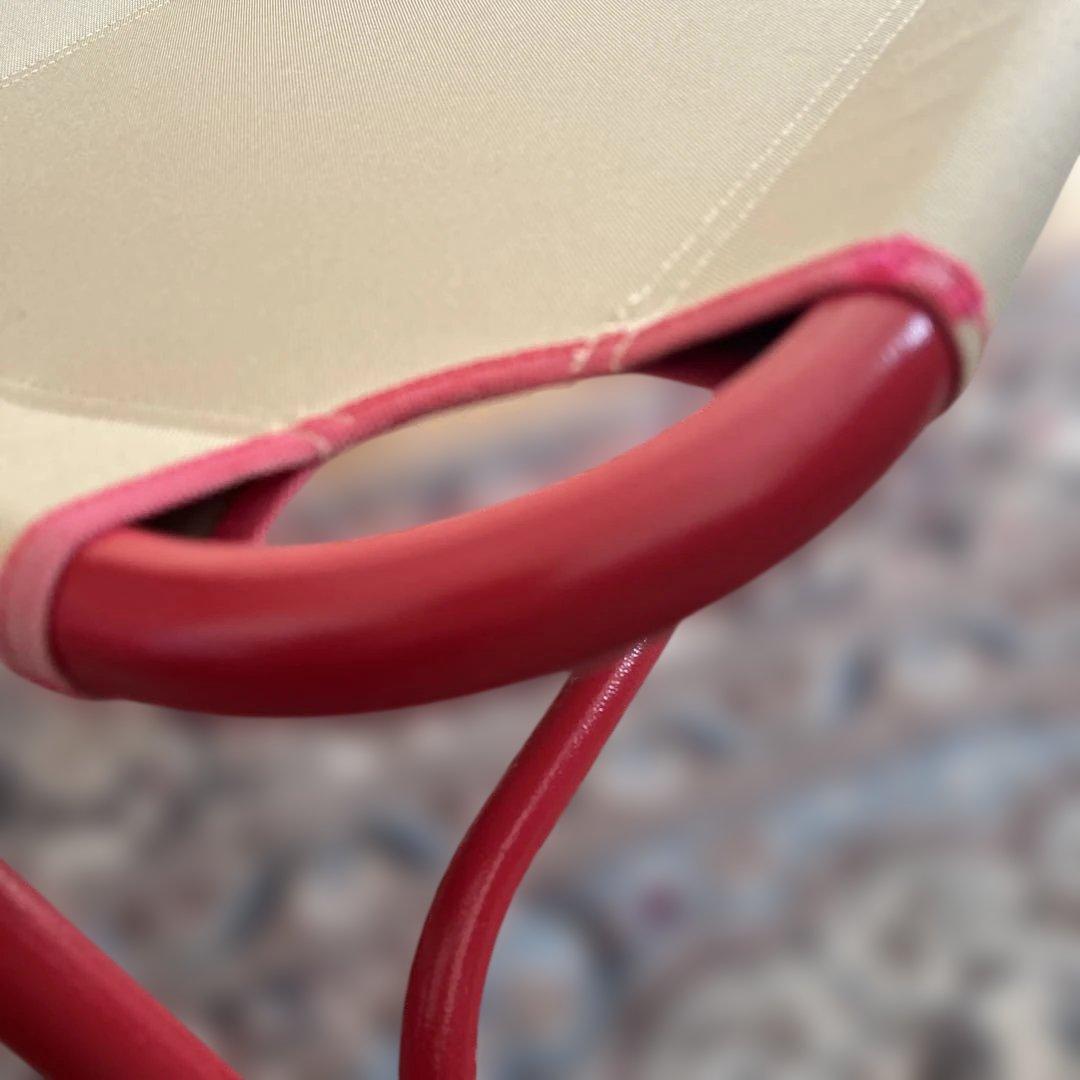 CHUMS チャムス バックウィズベンチ ベージュ レッド アウトドア ベンチ