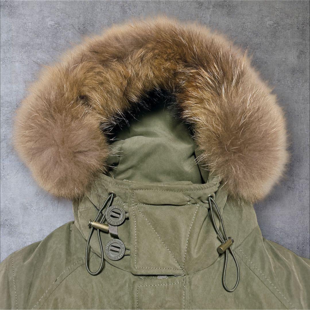 SLY モッズコート カーキ N3B ラクーンファー Y2K ギミック グランジ