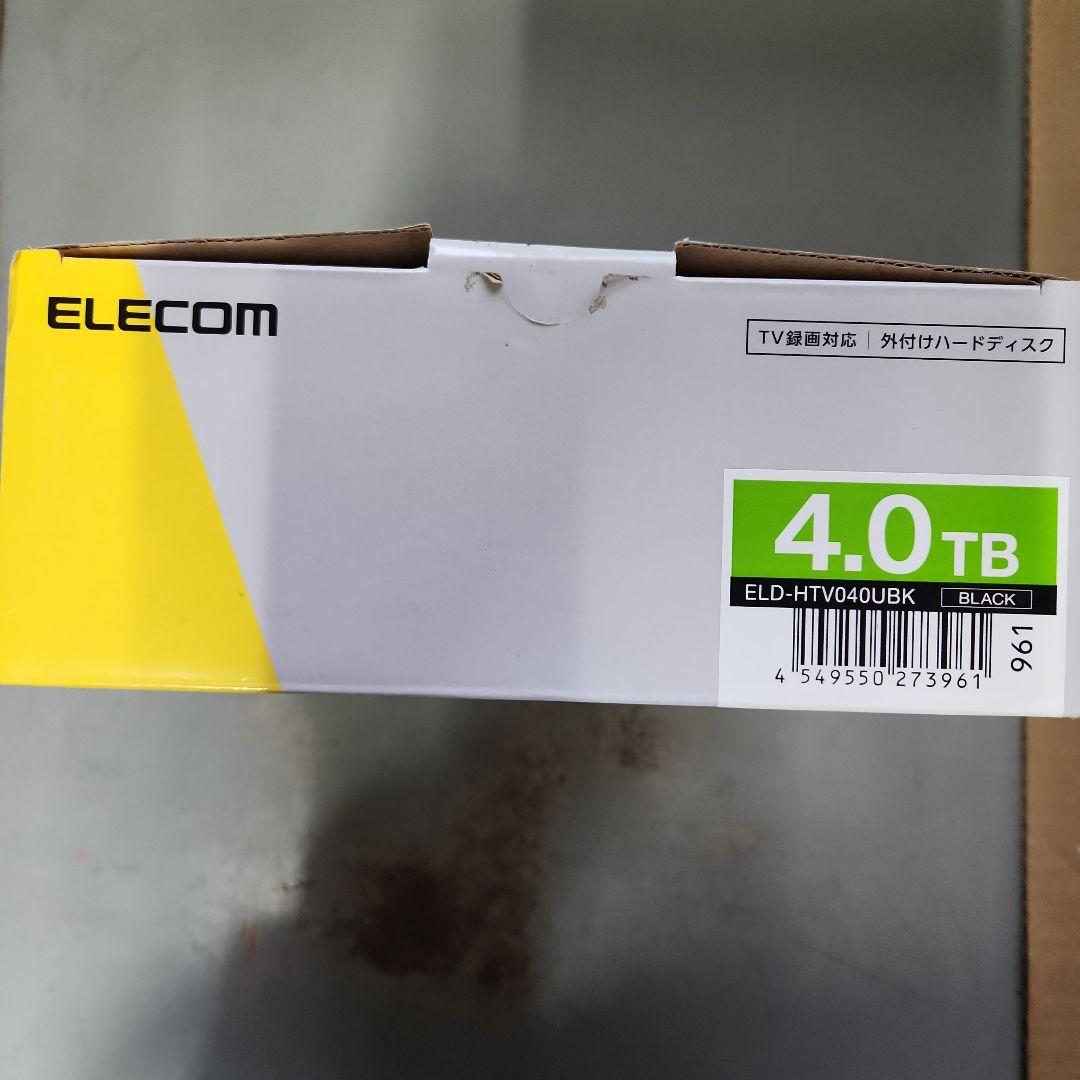 ELECOM 4.0TB 外付けHDD TV&PC対応