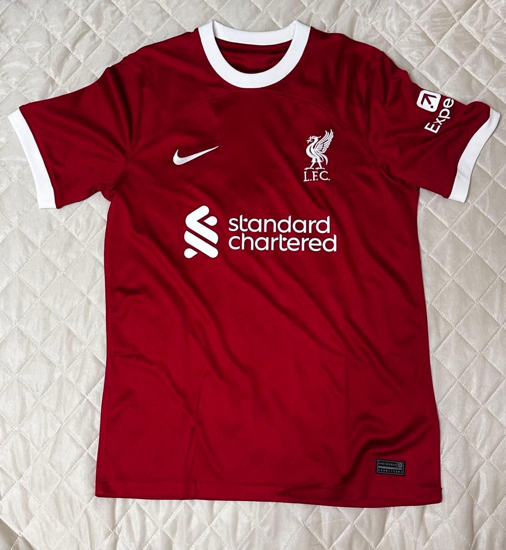リバプール23-24 ファンダイク ユニフォーム(クラブ公式フォント)