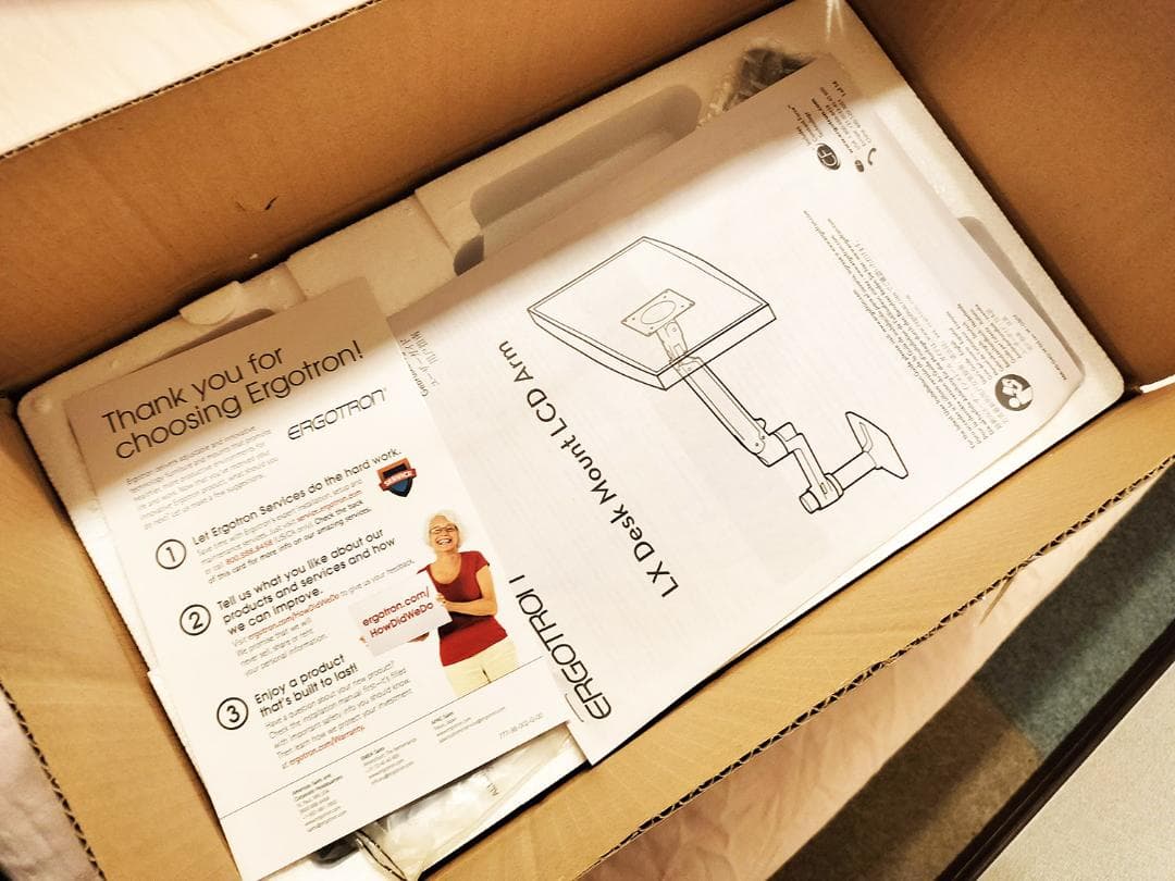 【未使用】エルゴトロン LX モニターアーム シルバー