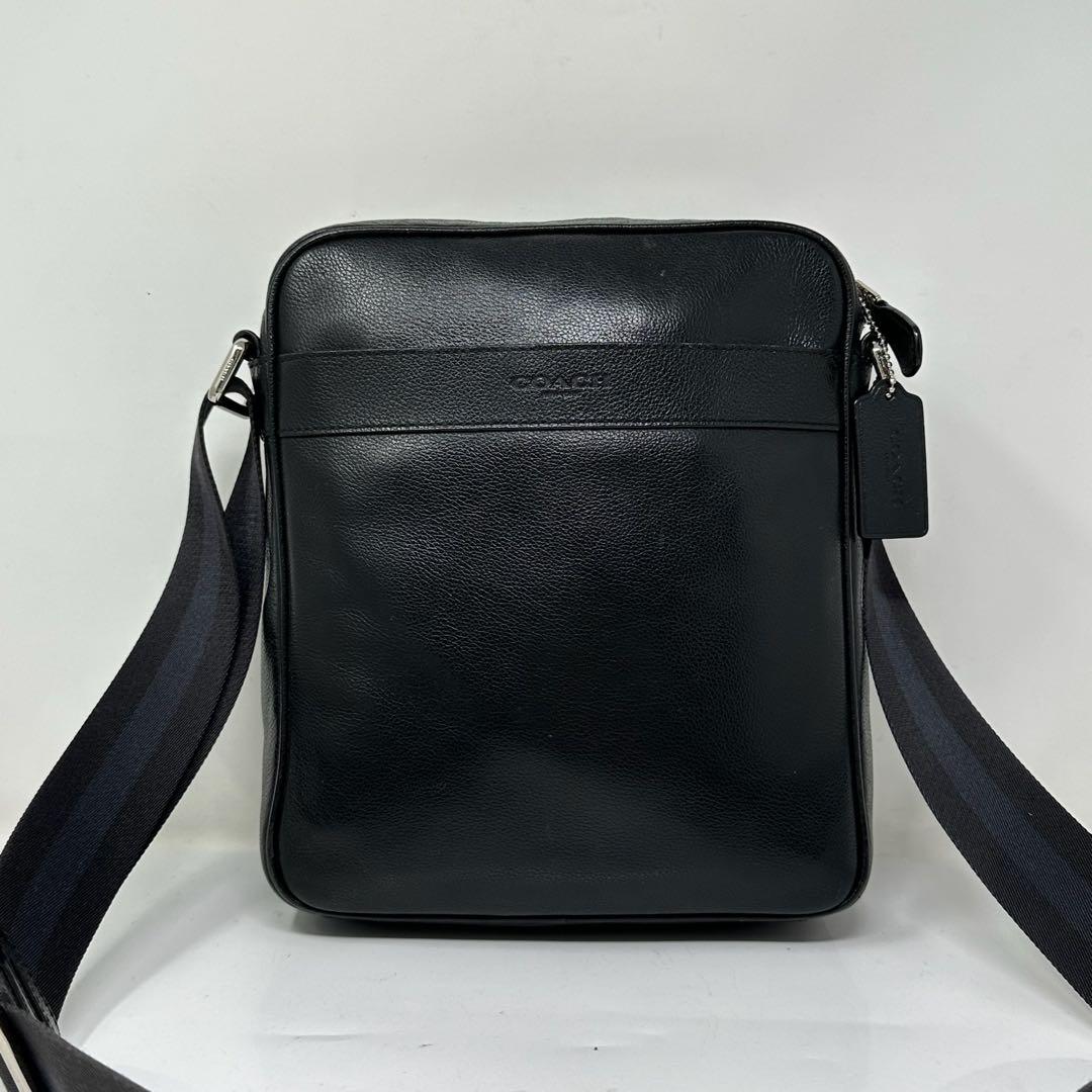 がん様　COACH コーチ レザー ショルダーバッグ メンズ