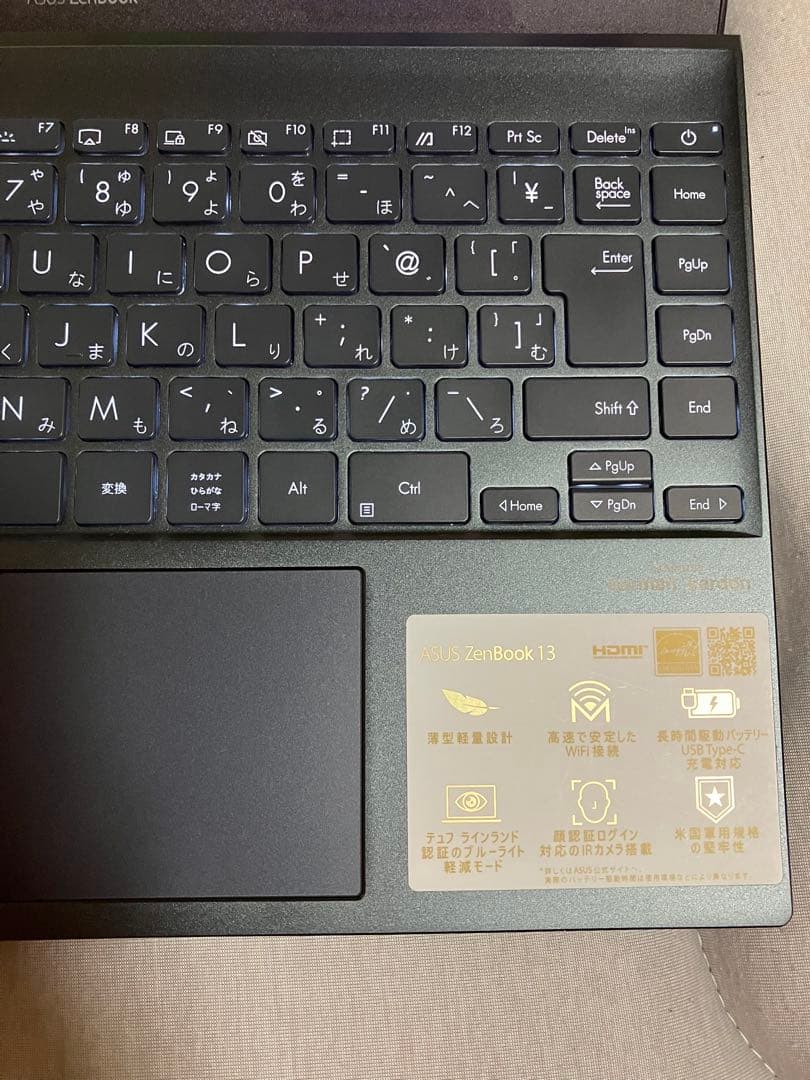 あや zenbook UX325E 有機EL液晶　Core i7