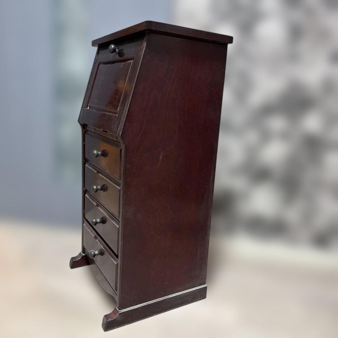 ダークブラウン木製キャビネット＊アンティーク