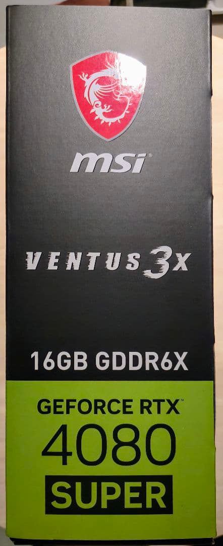 グラフィックボード・グラボ・ビデオカード MSI GeForce RTX 4080 Super Ventus 3X OC