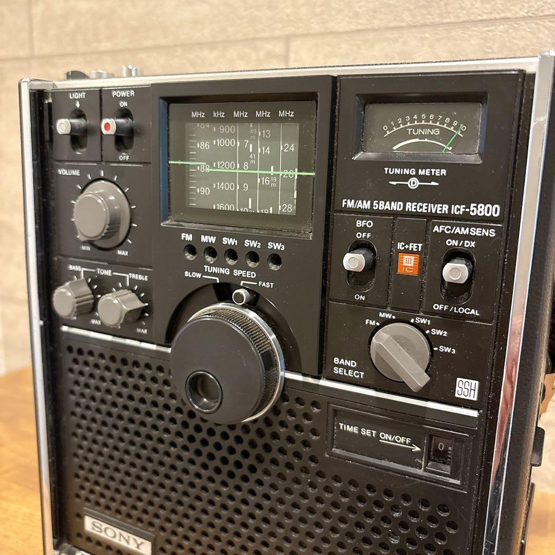 【ジャンク品】SONY ICF-5800 スカイセンサー5800