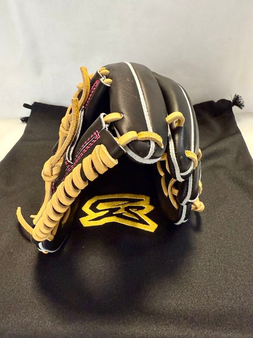 GS 軟式仕様少年用 子ゴリラ型 ゴリラブラック即戦力型付け済み新品