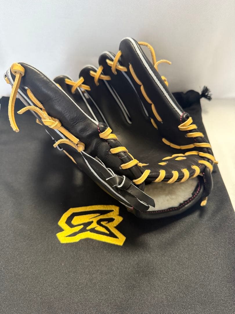 GS 軟式仕様少年用 子ゴリラ型 ゴリラブラック即戦力型付け済み新品