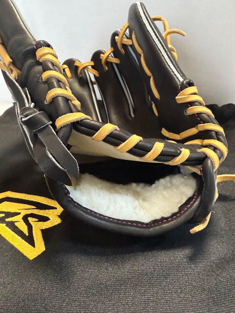 GS 軟式仕様少年用 子ゴリラ型 ゴリラブラック即戦力型付け済み新品