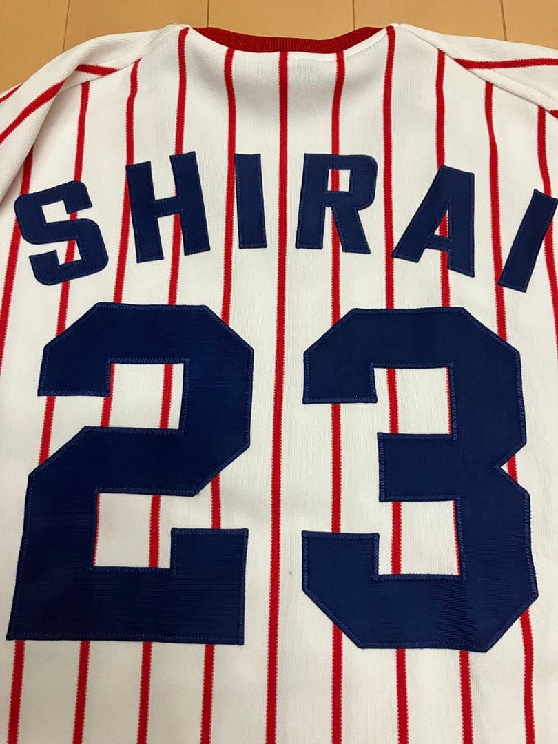 白井康勝　実使用　支給　ヤクルトスワローズ　ユニフォーム　日本ハムファイターズ