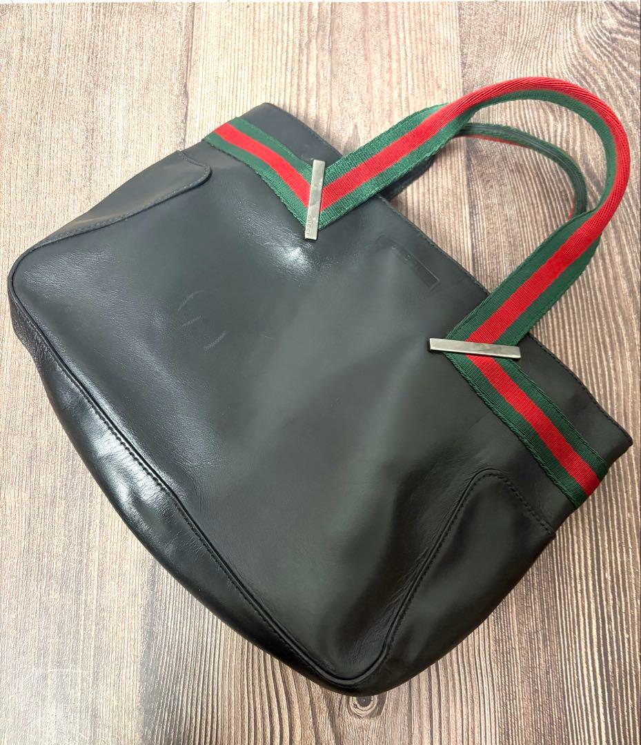 【美品】GUCCI☆グッチトートバッグ☆ハンドバッグ☆人気ライン