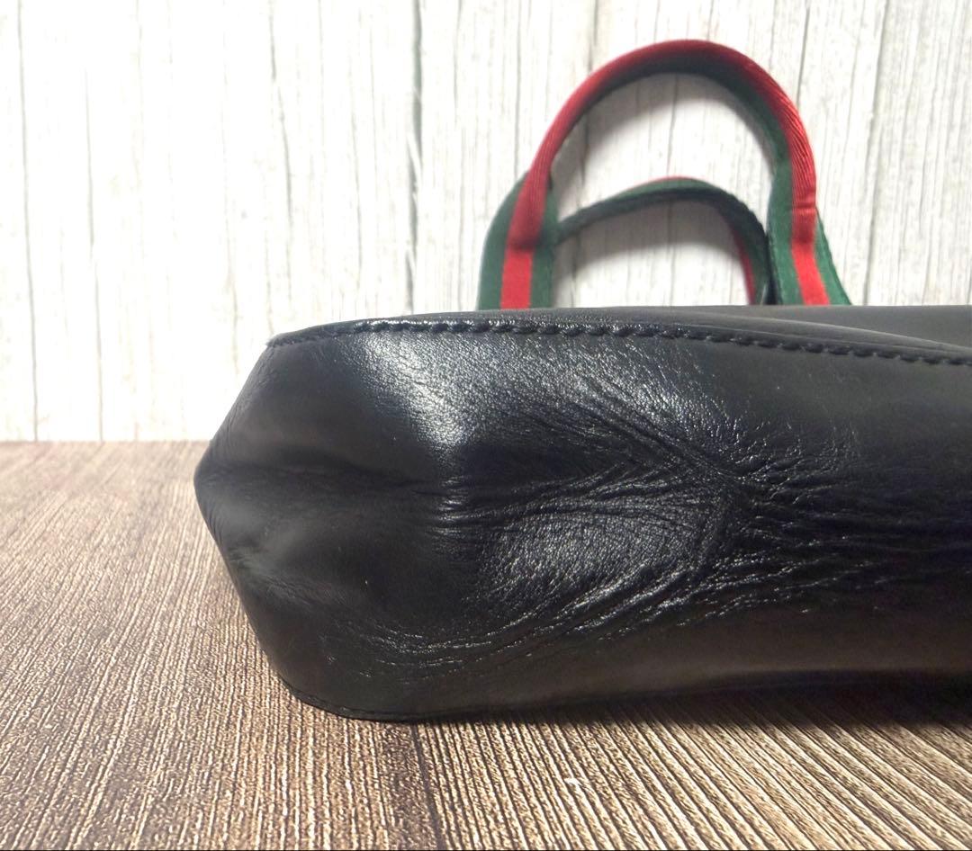 【美品】GUCCI☆グッチトートバッグ☆ハンドバッグ☆人気ライン