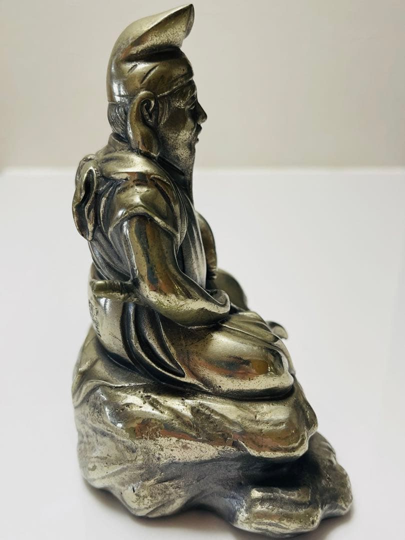 古美術 洋銀 刻印 高村光雲 恵比寿大黒天 置物