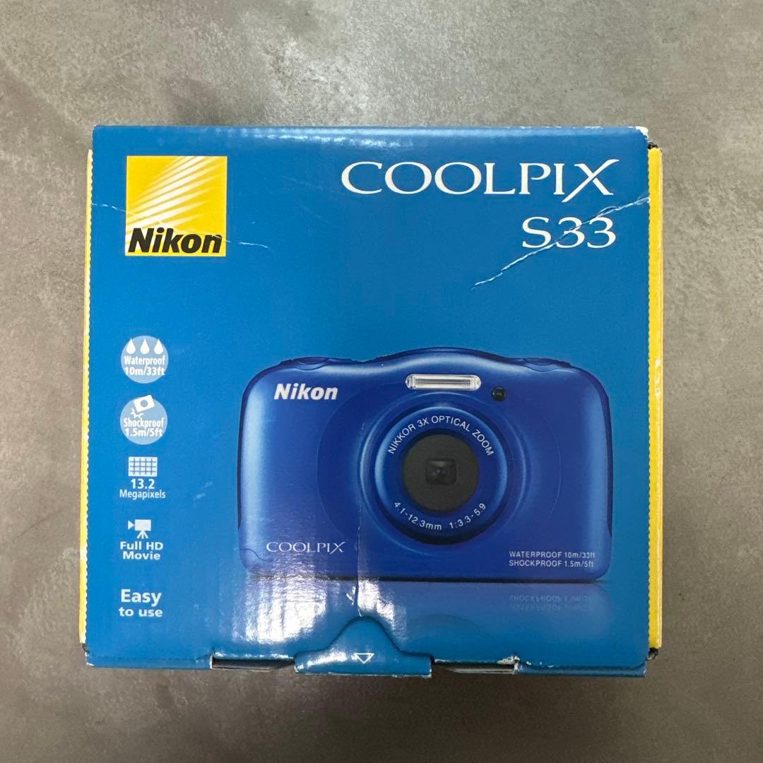 ⭐️未使用⭐️Nikon COOLPIX S33 ニコン コンパクト デジカメ