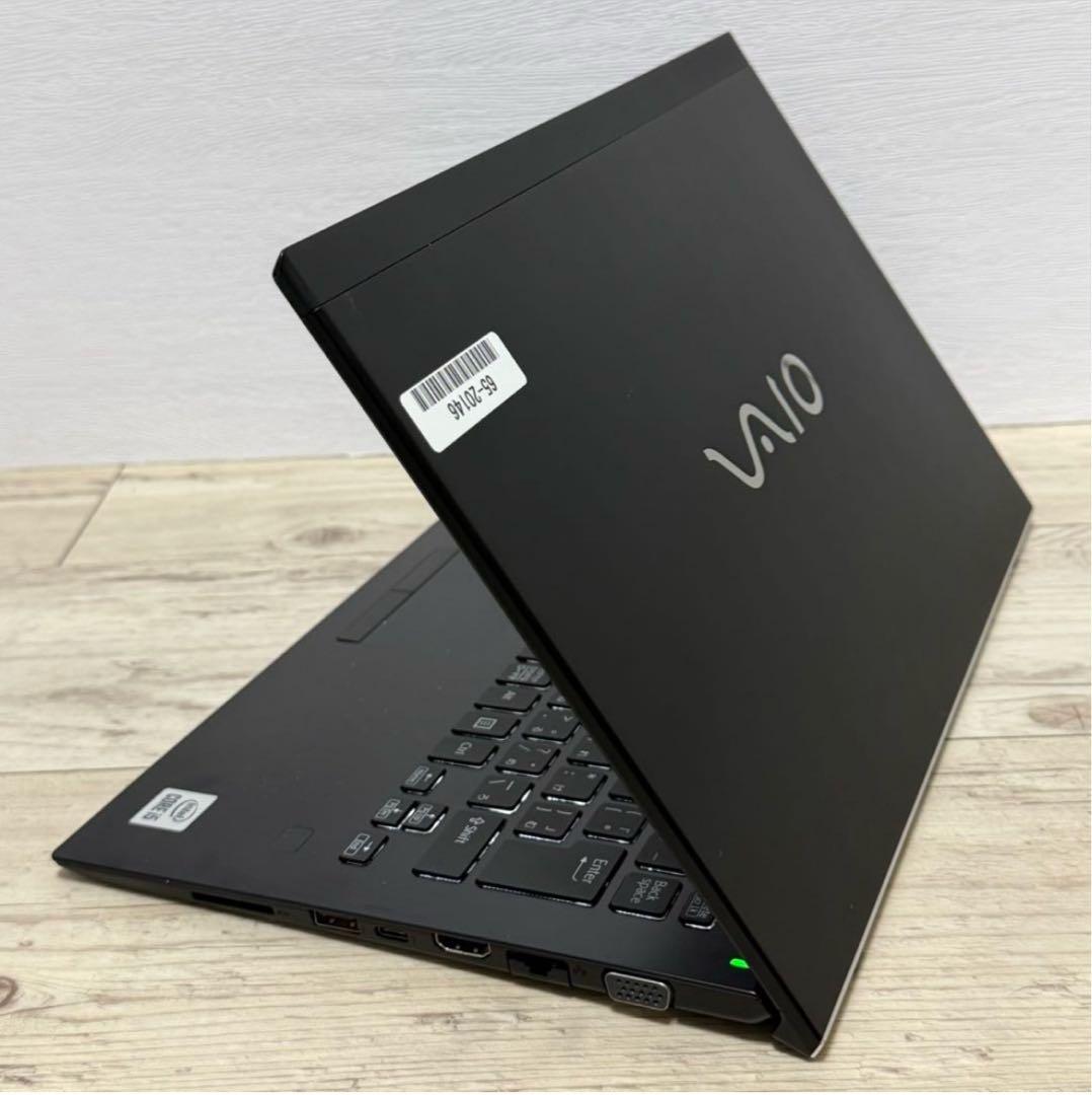 軽量/VAIO/カメラ/オフィス/SSD/Windows11/黒/第10世代i5