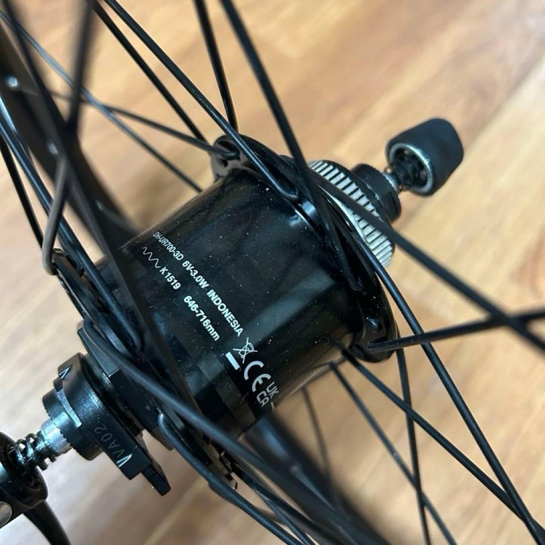 ダイナモFホイール + CRUST カーゴフォーク 1-1/8