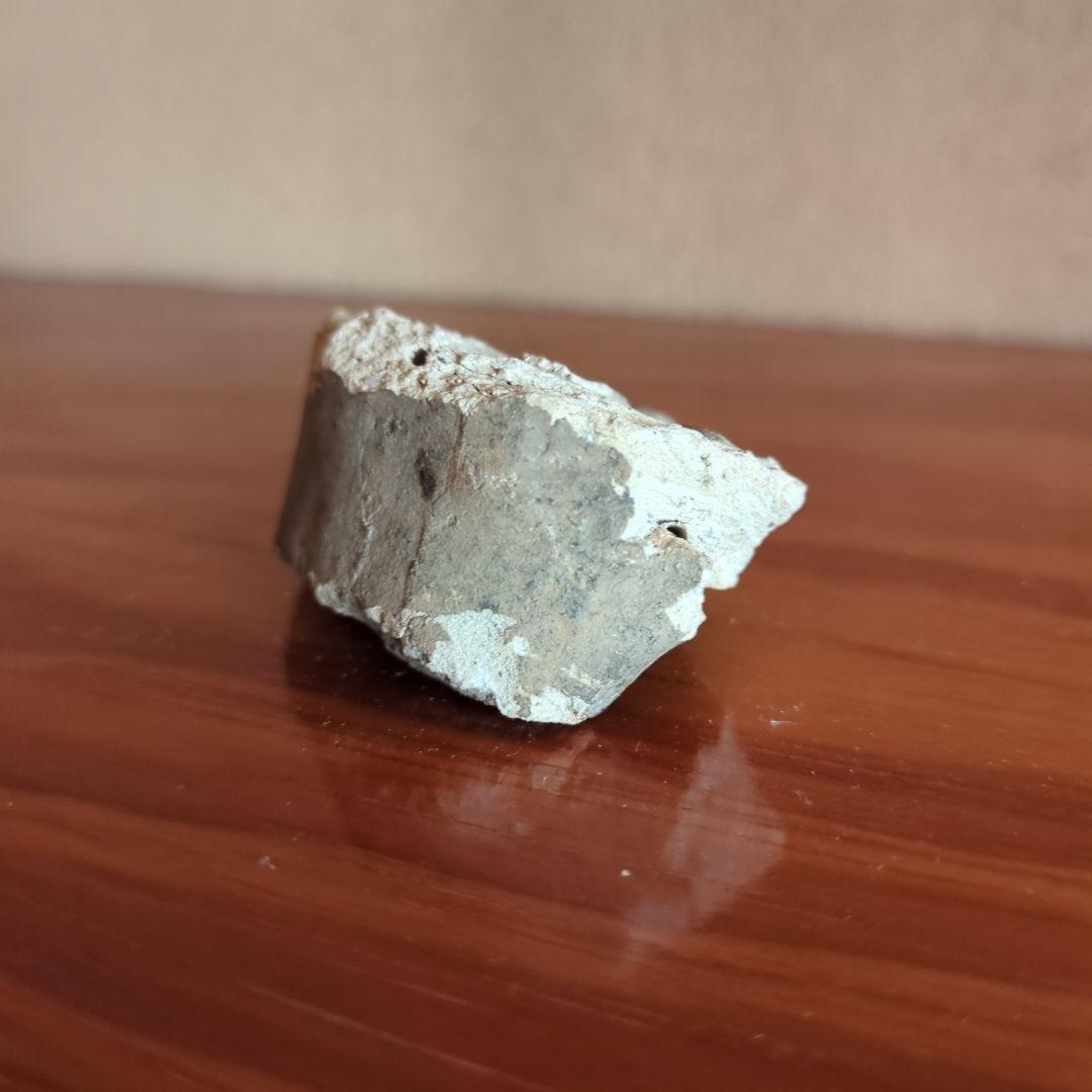 小さい花模様の陶器瓦　古瓦　古美術　骨董品　古道具　ミニチュア