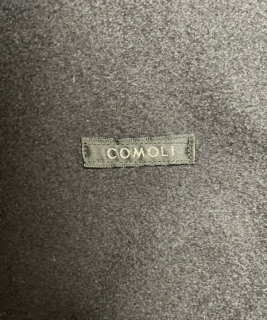 美品　COMOLI 18AW メルトンフーデッドコート 1