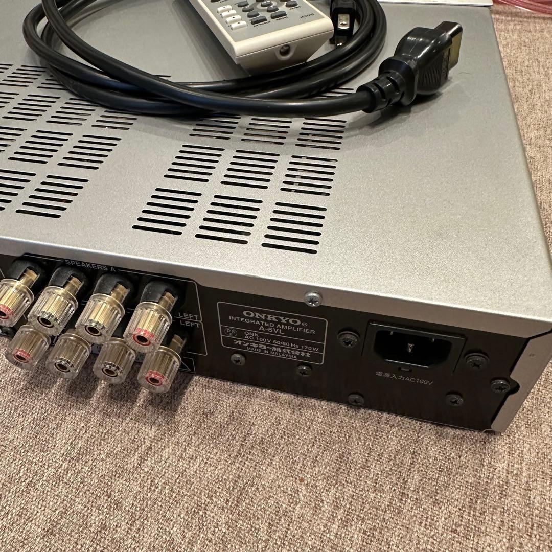 ONKYO A-5VL デジタル式プリメインアンプ　オーディオ　ワンオーナー